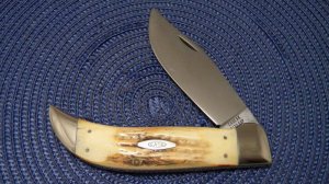 Case XX USA 4 Dot (1976) Stag 5172 SSP Razor Edge Clasp Knife