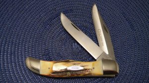 Case XX USA 4 Dot (1976) Stag 5265 SAB SSP Razor Edge Folding Hunter Knife