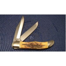 Case XX USA 4 Dot (1976) Stag 5265 SAB SSP Razor Edge Folding Hunter Knife Case XX USA 4 Dot (1976) Stag 5265 SAB SSP Razor Edge Folding Hunter Knife