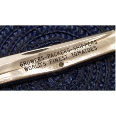 Schrade Walden NY USA Cracked Ice SS700 Razor Blade Stainless Advertising Melon Tester Knife Schrade Walden NY USA Cracked Ice SS700 Razor Blade Stainless Advertising Melon Tester Knife