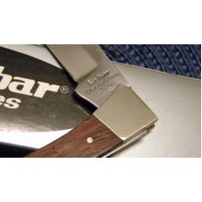 Ka-Bar Cleveland Ohio 1606 Stainless Hong Kong Wood Lockback Knife in Box c.1966-1982 Ka-Bar Cleveland Ohio 1606 Stainless Hong Kong Wood Lockback Knife in Box c.1966-1982