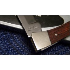 Ka-Bar Cleveland Ohio 1606 Stainless Hong Kong Wood Lockback Knife in Box c.1966-1982 Ka-Bar Cleveland Ohio 1606 Stainless Hong Kong Wood Lockback Knife in Box c.1966-1982