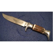 Edge Mark Solingen Germany Stag 55 Fixed Blade Sheath Knife