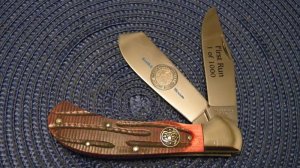 Smith & Wesson USA Bone First Run 145th Anniversary 1852-1997 Saddlehorn Knife
