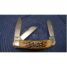 Case XX USA 2003 Antique Bone First Production Run TB6339 SS Tony Bose Sowbelly Knife Case XX USA 2003 Antique Bone First Production Run TB6339 SS Tony Bose Sowbelly Knife
