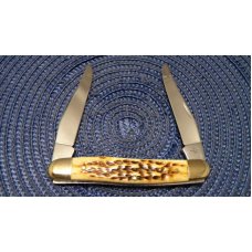 Case XX USA 2003 Antique Bone First Production Run SS Muskrat Knife Case XX USA 2003 Antique Bone First Production Run SS Muskrat Knife