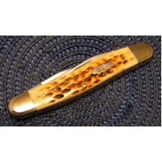Case XX USA 2003 Antique Bone First Production Run SS Muskrat Knife Case XX USA 2003 Antique Bone First Production Run SS Muskrat Knife