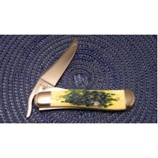 Case XX USA 2002 Green Bone Limited Edition 61953 L SS Russlock Knife Case XX USA 2002 Green Bone Limited Edition 61953 L SS Russlock Knife