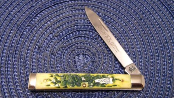 Case XX USA 2002 Green Bone Limited Edition 6185 SS Doctor's Knife Case XX USA 2002 Green Bone Limited Edition 6185 SS Doctor's Knife