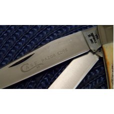 Case XX Stainless USA 4 Dot (1976) Stag 5254 SSP Razor Edge Trapper Knife Case XX Stainless USA 4 Dot (1976) Stag 5254 SSP Razor Edge Trapper Knife