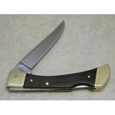 Frontier Double Eagle Imperial Stainless USA 4515 Wood Lockback Knife