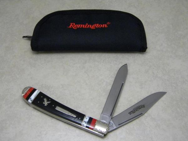 Remington Bullet Madison NC USA Brian Yellowhorse Exotic Jumbo Trapper Knife Remington Bullet Madison NC USA Brian Yellowhorse Exotic Jumbo Trapper Knife