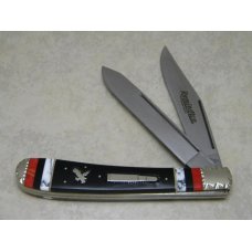 Remington Bullet Madison NC USA Brian Yellowhorse Exotic Jumbo Trapper Knife Remington Bullet Madison NC USA Brian Yellowhorse Exotic Jumbo Trapper Knife