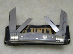 Boker Solingen Germany Bone 1990 North Carolina Cutlery Club Congress Knife in Box