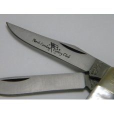 Parker Cut. Co. Japan 1981 North Carolina Cutlery Club Pearl Trapper Knife in Box Parker Cut. Co. Japan 1981 North Carolina Cutlery Club Pearl Trapper Knife in Box