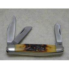 Case XX Stainless USA 2 Dot (1978) Stag 5347 HP SSP Red Etch Stockman Knife Case XX Stainless USA 2 Dot (1978) Stag 5347 HP SSP Red Etch Stockman Knife