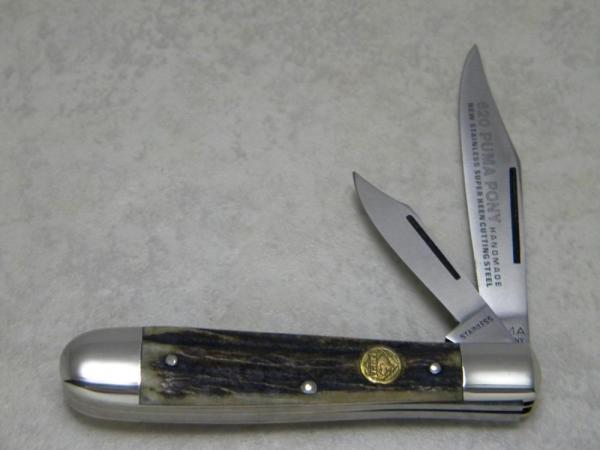 Puma Germany Stag 620 Stainless Pony Jack Knife c.1974 Puma Germany Stag 620 Stainless Pony Jack Knife c.1974