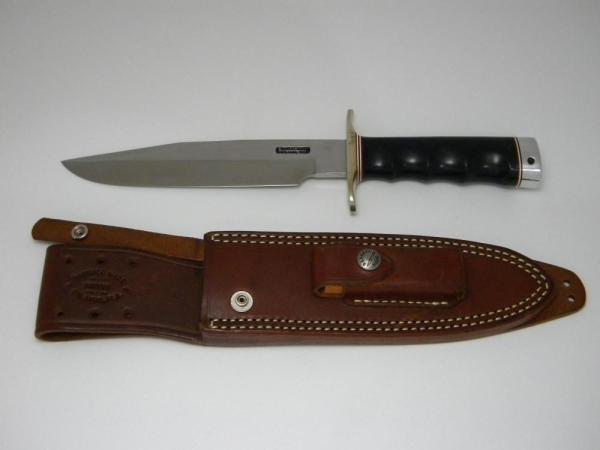 Randall Model 14 CDT Finger Grooved Micarta Attack Fixed Blade Sheath Knife
