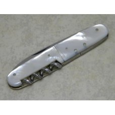 Wilh. Wagner Solingen Merscheid Rostfrei Split Pearl Corkscrew Knife