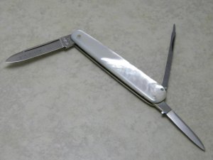 Sta-Sharp Stainless USA 9476 Etched Pearl Lobster Knife 