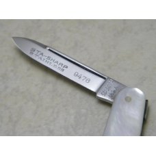Sta-Sharp Stainless USA 9476 Etched Pearl Lobster Knife Sta-Sharp Stainless USA 9476 Etched Pearl Lobster Knife