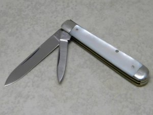 Utica Cutlery Co. Utica, NY Pearl Salesman Sample Little Jack Knife