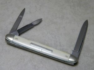 A-1 Tyler & Co. Celebrated Cutlery (Theile & Quack) Genuine Ivory Whittler Knife c.1869-1877