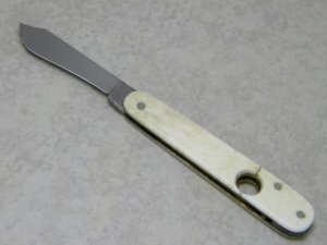 Vintage Unbranded Genuine Ivory Cigar Cutter Knife