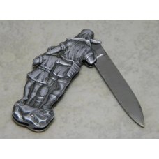 Joseph Feist Solingen Germany Metal Father & Child Mining Figural Knife c.1898-1924 Joseph Feist Solingen Germany Metal Father & Child Mining Figural Knife c.1898-1924