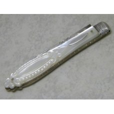 Vintage Fruit Knife Carved Pearl Handles w/Sterling Silver Blade - C. 1938 - Sheffield Vintage Fruit Knife Carved Pearl Handles w/Sterling Silver Blade - C. 1938 - Sheffield