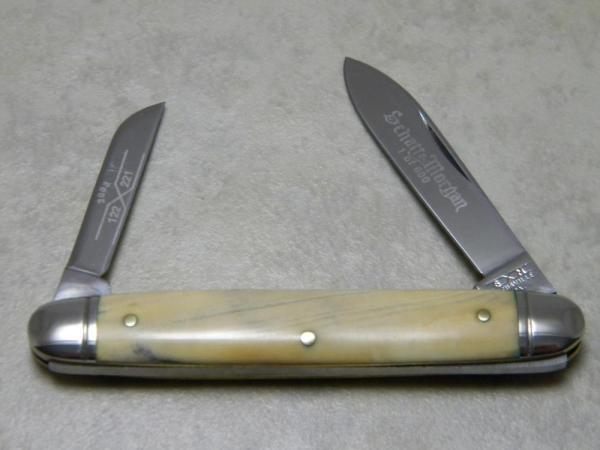 Schatt & Morgan Titusville PA. 2003 Genuine Ivory 122221 Pen Knife Schatt & Morgan Titusville PA. 2003 Genuine Ivory 122221 Pen Knife