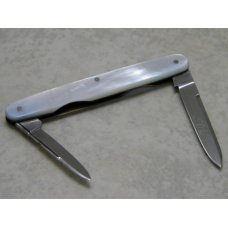 I* X.L. George Wostenholm Sheffield England Genuine Mother of Pearl Salesman Sample Pen Knife
