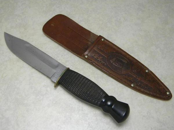 OLCUT Union Cut. Co. Olean, NY Bakelite Hunter Fixed Blade Sheath Knife c.1911-1914 OLCUT Union Cut. Co. Olean, NY Bakelite Hunter Fixed Blade Sheath Knife c.1911-1914