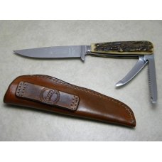 Puma Solingen Germany Waidmesser für Schalenwild No. 3591 Stag Fixed Blade Sheath Knife Pre 1964 Puma Solingen Germany Waidmesser für Schalenwild No. 3591 Stag Fixed Blade Sheath Knife Pre 1964