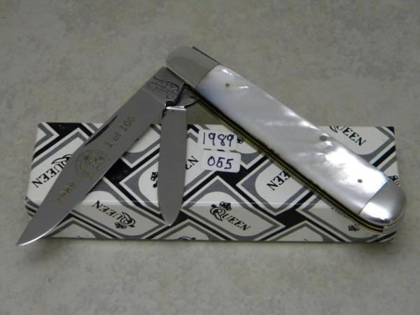 Queen City 1989 North Star Blade Collectors Pearl Large Jack Knife in Box Queen City 1989 North Star Blade Collectors Pearl Large Jack Knife in Box