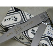 Queen City 1989 North Star Blade Collectors Pearl Large Jack Knife in Box Queen City 1989 North Star Blade Collectors Pearl Large Jack Knife in Box