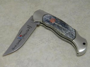 Boker Solingen Germany Bone 1989 North Carolina Cutlery Club Lockback Knife