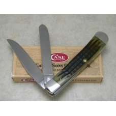 Case XX USA 1994 Green Second Cut Bone GSC6254 SS Trapper Knife in Box Case XX USA 1994 Green Second Cut Bone GSC6254 SS Trapper Knife in Box