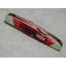 Case XX USA 2012 Red Bone 62046 1/2 SS Slanted Bolsters Humpback Half Whittler Knife in Box Case XX USA 2012 Red Bone 62046 1/2 SS Slanted Bolsters Humpback Half Whittler Knife in Box