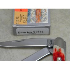 Case XX USA 2012 Red Bone 6318 SS Slanted Bolsters Stockman Knife in Box Case XX USA 2012 Red Bone 6318 SS Slanted Bolsters Stockman Knife in Box