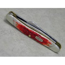 Case XX USA 2012 Red Bone 6318 SS Slanted Bolsters Stockman Knife in Box Case XX USA 2012 Red Bone 6318 SS Slanted Bolsters Stockman Knife in Box
