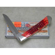 Case XX USA 2012 Red Bone 6154L SS Slanted Bolsters Trapperlock Linerlock Trapper Knife in Box Case XX USA 2012 Red Bone 6154L SS Slanted Bolsters Trapperlock Linerlock Trapper Knife in Box