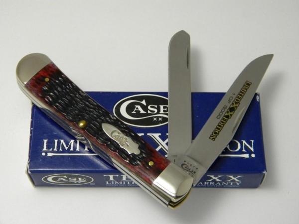 Case XX USA 2010 Crimson Bone 6254 SS Limited Edition Trapper Knife in Box Case XX USA 2010 Crimson Bone 6254 SS Limited Edition Trapper Knife in Box