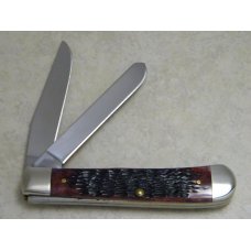 Case XX USA 2010 Crimson Bone 6254 SS Limited Edition Trapper Knife in Box Case XX USA 2010 Crimson Bone 6254 SS Limited Edition Trapper Knife in Box