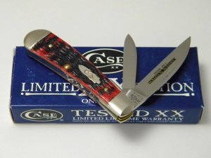 Case XX USA 2010 Crimson Bone TB62117 SS Limited Edition Tony Bose Sway Back Jack Knife in Box