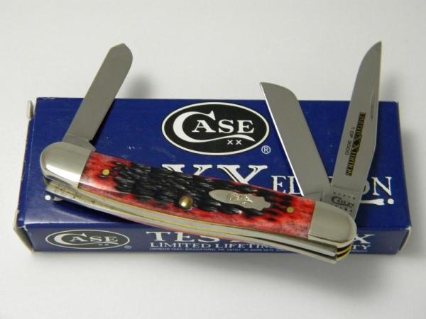 Case XX USA 2010 Crimson Bone 6318 SS Limited Edition Stockman Knife in Box Case XX USA 2010 Crimson Bone 6318 SS Limited Edition Stockman Knife in Box