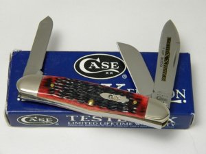 Case XX USA 2010 Crimson Bone 63046 SS Limited Edition Humpback Stockman Knife in Box