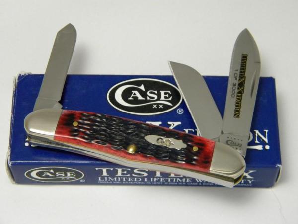 Case XX USA 2010 Crimson Bone 63046 SS Limited Edition Humpback Stockman Knife in Box Case XX USA 2010 Crimson Bone 63046 SS Limited Edition Humpback Stockman Knife in Box