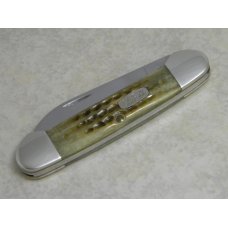Case XX USA 1998 Pocket Worn Green Bone 62131 SS Canoe Knife in Box Case XX USA 1998 Pocket Worn Green Bone 62131 SS Canoe Knife in Box