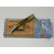 Case XX USA 2002 Pocket Worn Green Bone 610096 SS Tiny Toothpick Knife in Box Case XX USA 2002 Pocket Worn Green Bone 610096 SS Tiny Toothpick Knife in Box